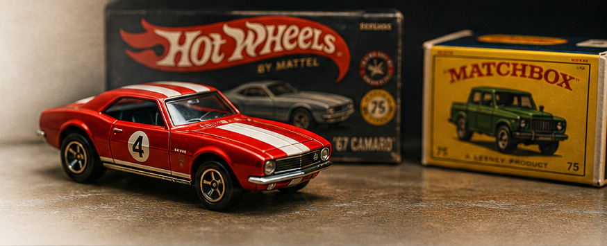 Collector diecast hero scene