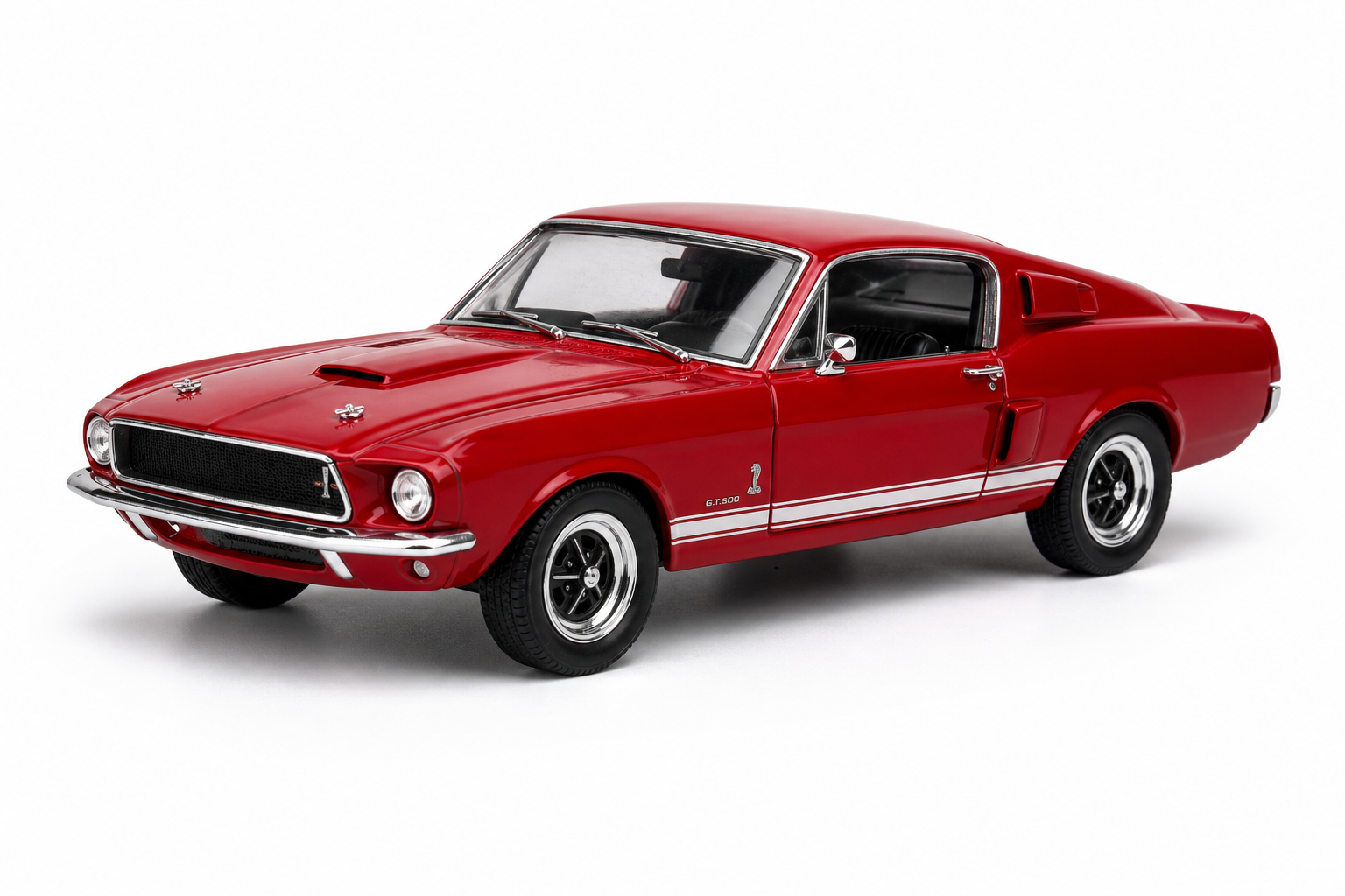 Red diecast fastback hero car
