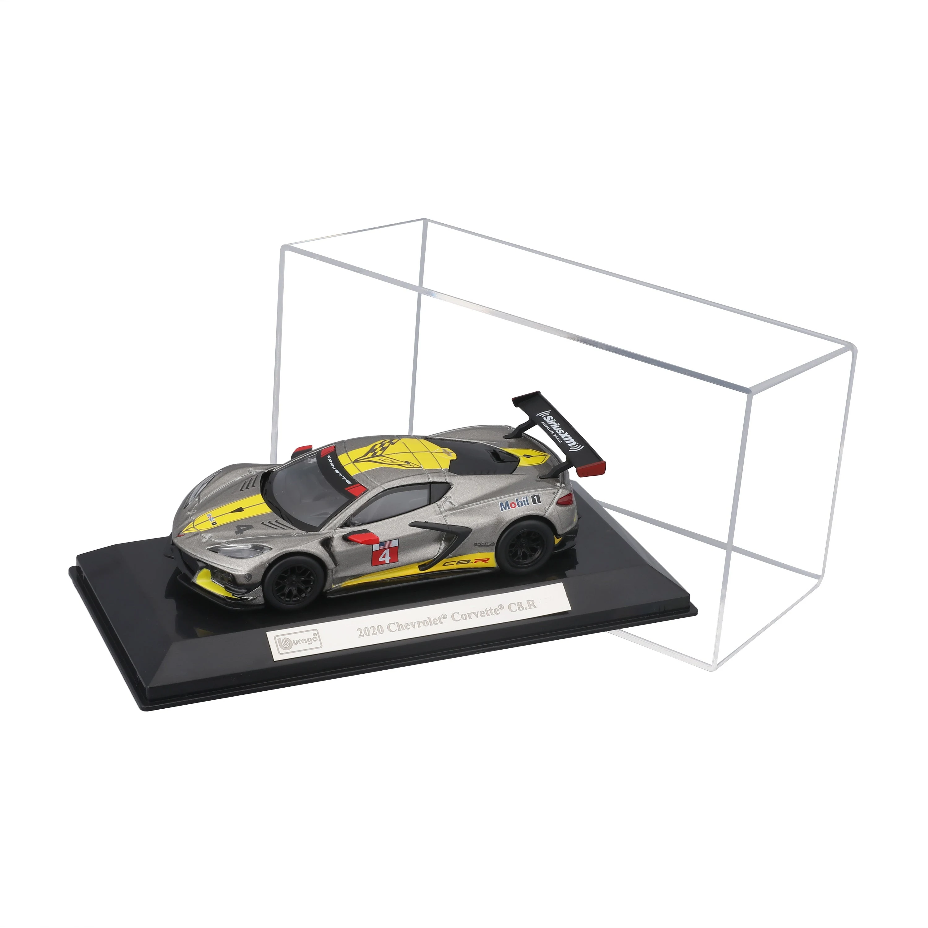 2020 Chevrolet Corvette C8.R 1:43 metallic gray with display case
