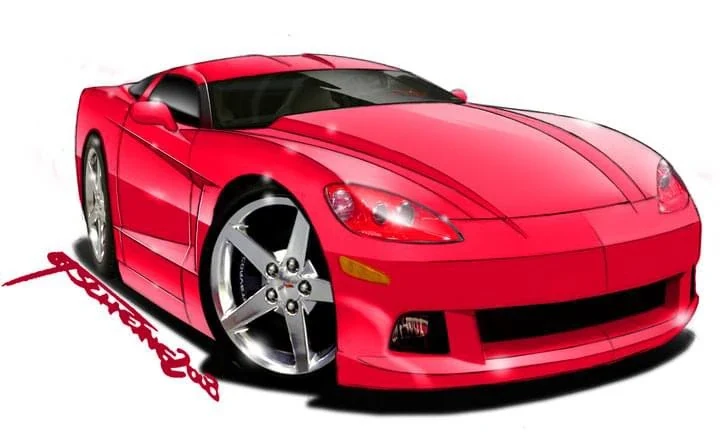 ‘Tooned Corvette C6 – 2004