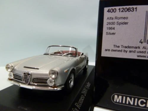 Alfa Romeo 2600 Spider, silver , 1964