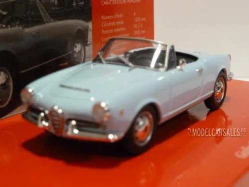 Alfa Romeo Giulia Spider, light blue , 1962