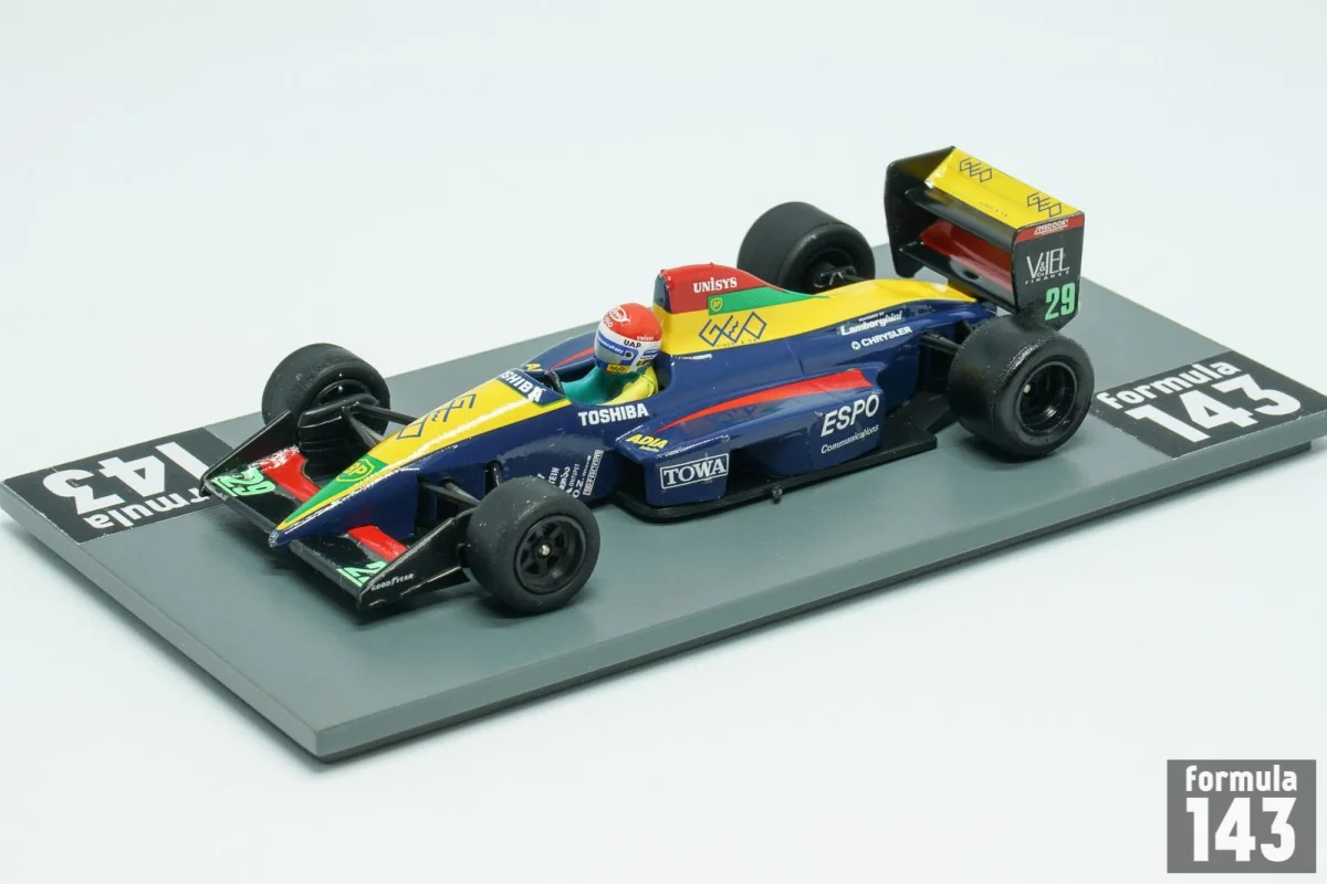 F1 LC90 LAMBORGHINI LOLA N 29 SEASON 1990 E.BERNARD