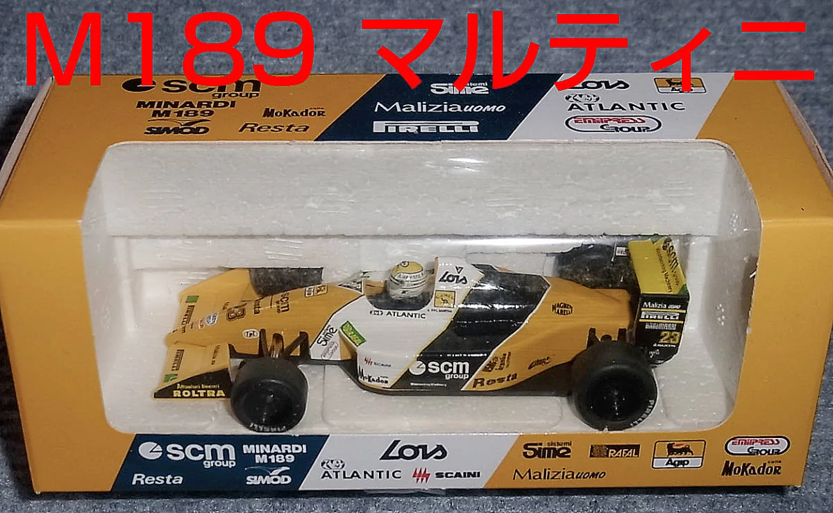 F1 M189 FORD N 23 SEASON 1989 P.MARTINI
