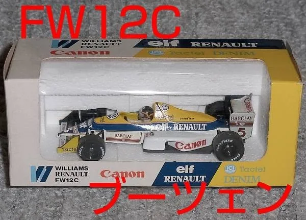 F1 RENAULT FW 12C THIERRY BOUTSEN N 5