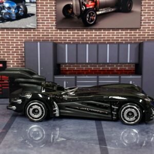 Loose Hot Wheels - Batman and Robin Batmobile - Black and Chrome