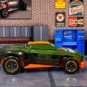 Loose Hot Wheels - Lightnin Bug - Green and Orange Rescue
