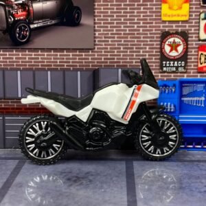 Loose Hot Wheels - Ducati DesertX Motorcycle - White, Red and Black