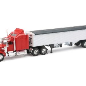 Kenworth W900 Grain Truck Red and White "Long Haul Truckers" Series