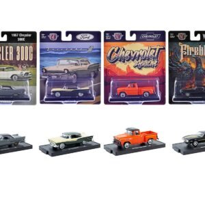 "Auto-Drivers" Set of 4 pieces in Blister Packs Release 130 Limited Edition to 9600 pieces Worldwide 1/64 Cars M2 Machines Diecast Model
