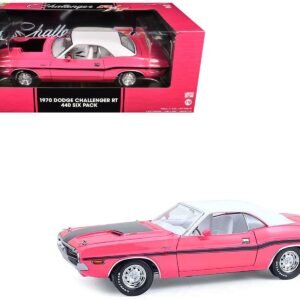 1970 Dodge Challenger R/T 440 Six Pack Panther Pink with Black Strip