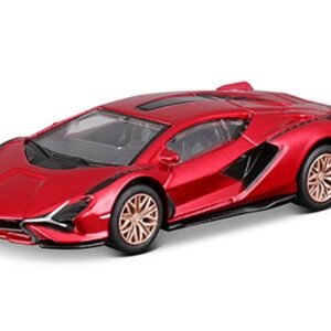 Lamborghini Sian FKP 37 Red Metallic "Speed Icons" Series 1/64 Car Maisto Diecast Model collector model product image