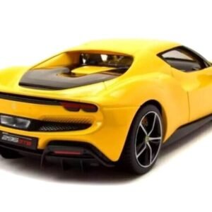 Ferrari 296 GTB Yellow "Race + Play" Series 1/18 Diecast Model Car b