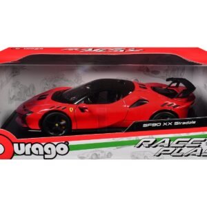 Ferrari SF90 XX Stradale Red with Black Top "Race + Play" Series 1/1