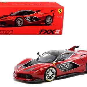 Ferrari FXX-K #88 Red "Signature Series" 1/18 Diecast Model Car by B