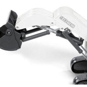 Liebherr R9800 Mining Excavator White and Gray 1/87 (HO) Siku Diecast Model collector model product image