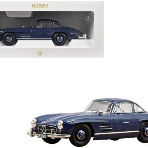 1954 Mercedes-Benz 300 SL Blue 1/18 Diecast Model Car by Norev