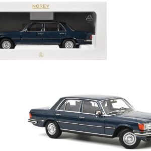 1979 Mercedes-Benz 350 SEL Hansa Blue 1/18 Diecast Model Car by Nore