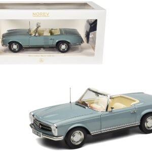 1963 Mercedes-Benz 230 SEL Horizon Blue with Cream Interior 1/18 Die