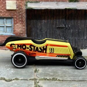 Loose Hot Wheels Mo’Stash Hot Rod – Yellow | Cartoon Hot Rod Casting History