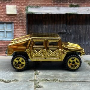 Loose Hot Wheels Humvee – Gold | Military Off‑Road Casting History