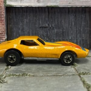 Loose Hot Wheels 1988 - Color Racers Chevy Corvette Stingray - Metallic Gold