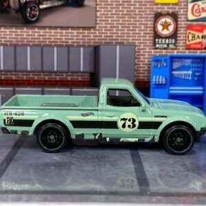 Loose Hot Wheels - Datsun 620 Mini Truck - Green and Black 73