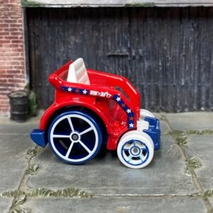 Loose Hot Wheels Wheelie Chair – Red Stars and Stripes | Adaptive Sports Casting