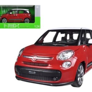 2013 Fiat 500L Red 1/24 Diecast Car Model by Welly