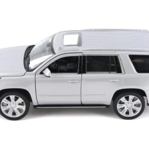 2017 Cadillac Escalade with Sunroof Silver Metallic 1/24-1/27 Diecas