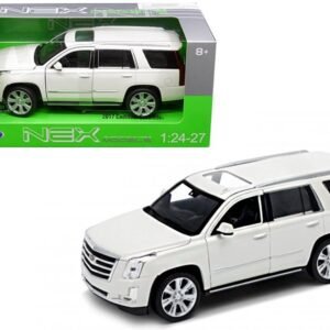 2017 Cadillac Escalade with Sunroof White 1/24-1/27 Diecast Model Ca