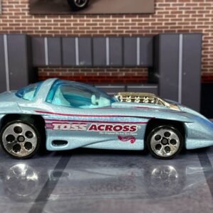 Loose Hot Wheels - Silhouette II - Silver Blue Toss Across