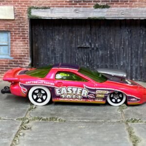Loose Hot Wheels Pro Stock Pontiac Firebird – Pink & Purple Easter 2014 | Holiday Muscle Casting