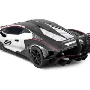 Lamborghini Essenza SCV12 #63 White and Black "Squadra Corse" "Race"
