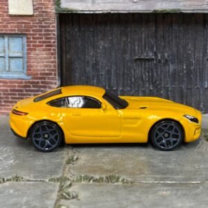 Loose Hot Wheels Mercedes-Benz AMG GT – Yellow | Modern German Supercar Casting