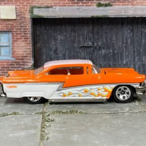 Loose Hot Wheels - 1956 Mercury 56 Merc - Orange and White