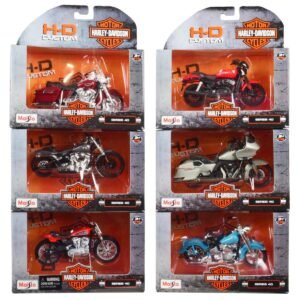 Harley-Davidson Motorcycles 6 piece Set Series 40 1/18 Diecast Model
