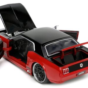 1965 Ford Mustang Custom Red and Black "Bigtime Muscle" Series 1/24