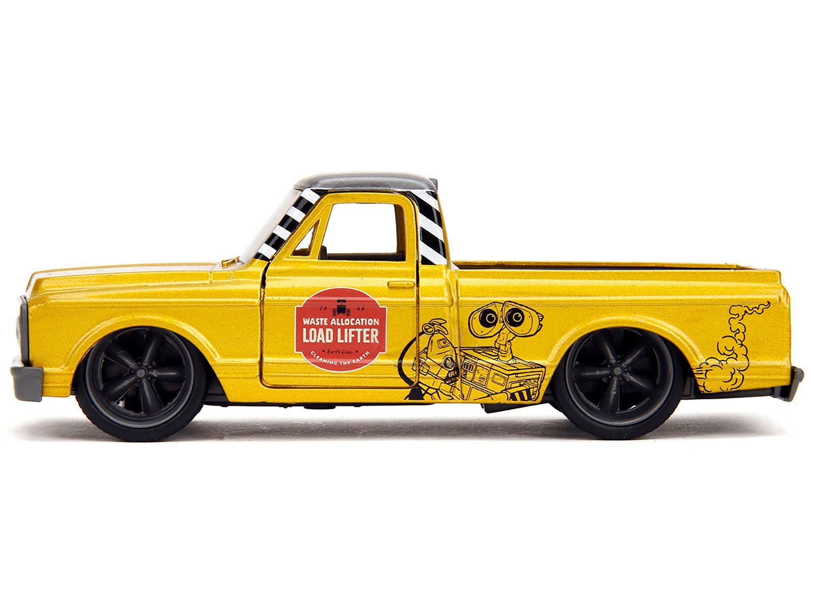 1972 Chevrolet Cheyenne Pickup Truck Gold Metallic with Gray Top "Wall-E" (2008) Movie "Hollywood Rides" Series 1/32 Car Jada Diecast Model collector model product image