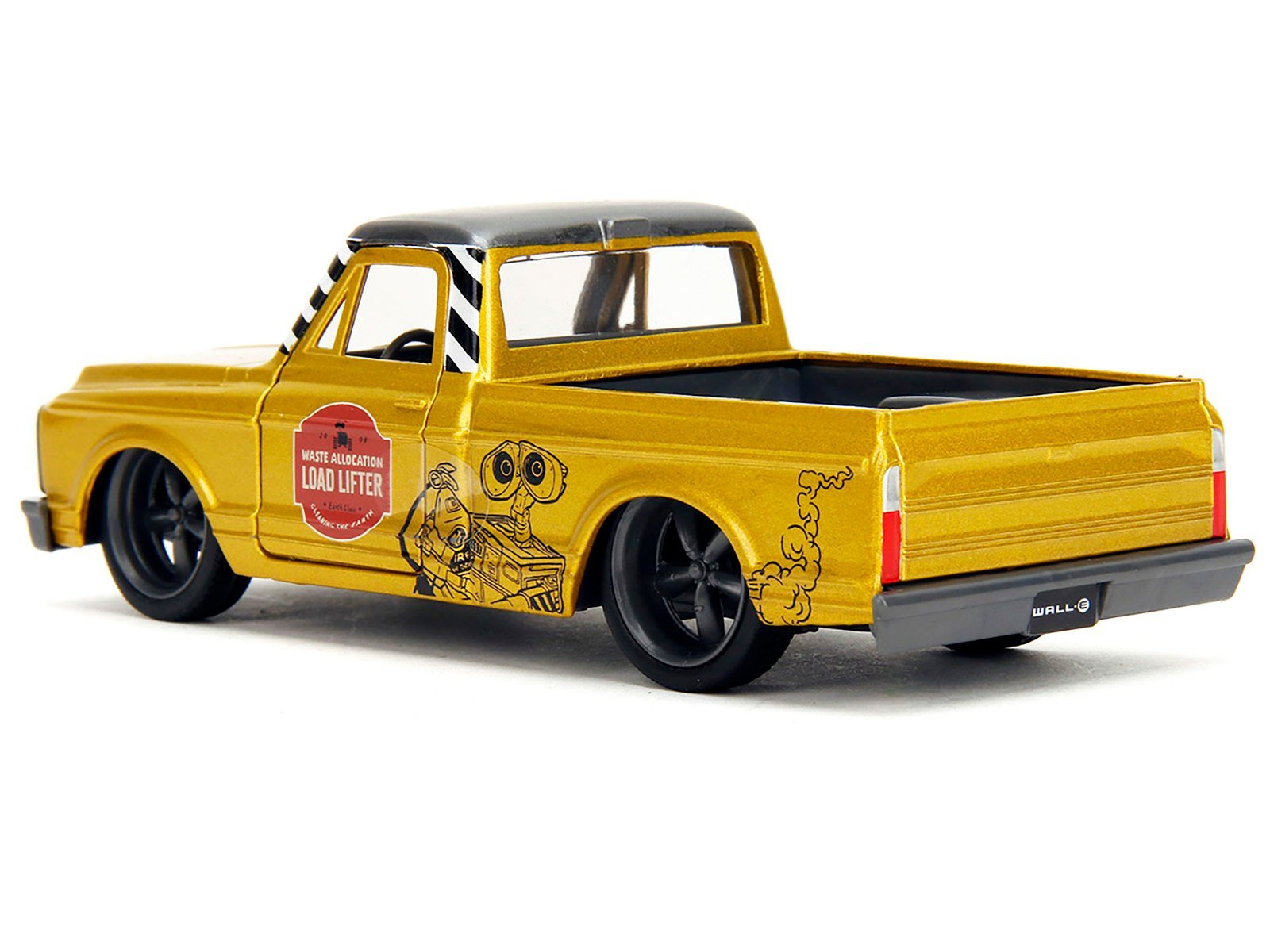 1972 Chevrolet Cheyenne Pickup Truck Gold Metallic with Gray Top "Wall-E" (2008) Movie "Hollywood Rides" Series 1/32 Car Jada Diecast Model collector model product image