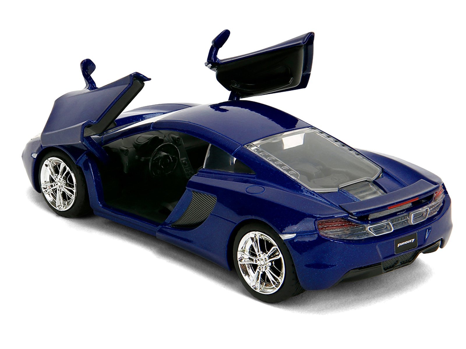 McLaren MP4.12C Blue Metallic "Furious 7" (2015) Movie "Fast & Furious" Series 1/32 Car Jada Diecast Model collector model product image