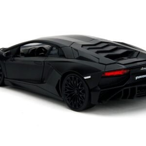 Shaw's Lamborghini Aventador Matt Black "Furious 7" (2015) Movie "Fa