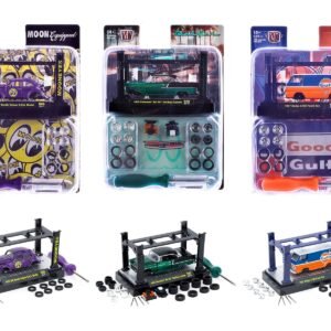 Model Kit 3 piece Car Set Release 80 Limited Edition to 9600 pieces Worldwide 1/64 Cars M2 Machines Plastic Model Kit collector model product image