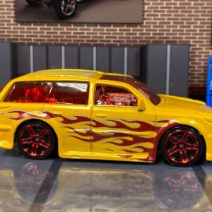 Loose Hot Wheels - Boom Box - Yellow and Red with Flames
