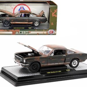 1966 Shelby GT350 Ivy Green with Wimbledon White Stripes (Rusted) Li