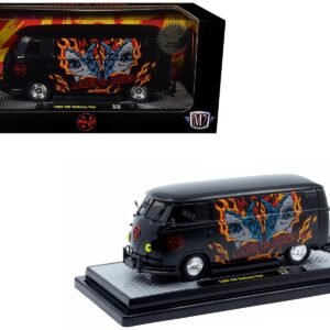 1960 Volkswagen Delivery Van "Maui & Sons" Black with Graphics to 4050 pieces Worldwide 1:2