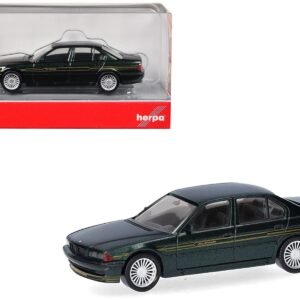 BMW Alpina B12 Green Metallic 1/87 (HO) Plastic Model Car Herpa Plastic Model Kit collector model product image