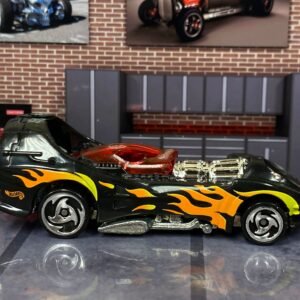 Loose Hot Wheels - X-Ploder - Black with Flames