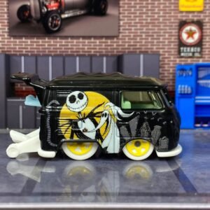 Loose Hot Wheels - Volkswagen Kool Kombi - Satin Black Nightmare Before Christmas
