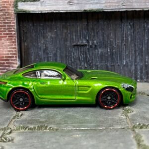 Loose Hot Wheels Mercedes-Benz AMG GT – Green | Modern German Supercar Casting